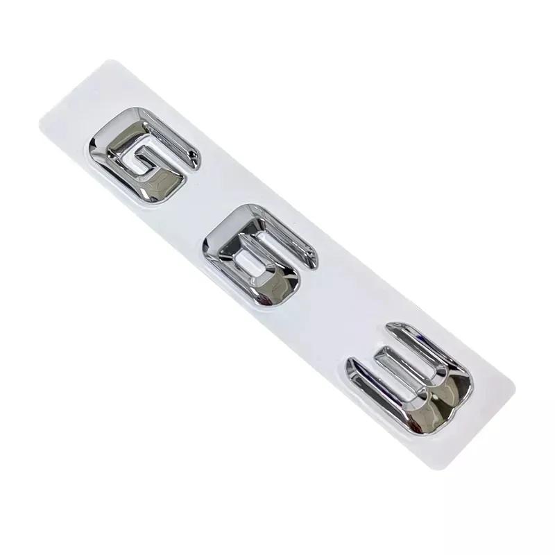 3D ABS Black Chrome Letters For S63 G63 C63 E63 AMG W205 W204 W213 W212 W222 W221 W463 Logo Emblem Sticker Accessories