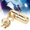 Alto Saxophone Mouthpiece Kit Ligature Cap Fasteners Parts Metal Music Instrument Accessories