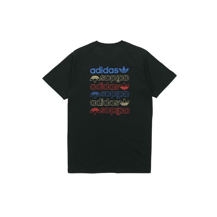 adidas Originals Raglanärmel T-Shirt Herren Schwarz FS7346