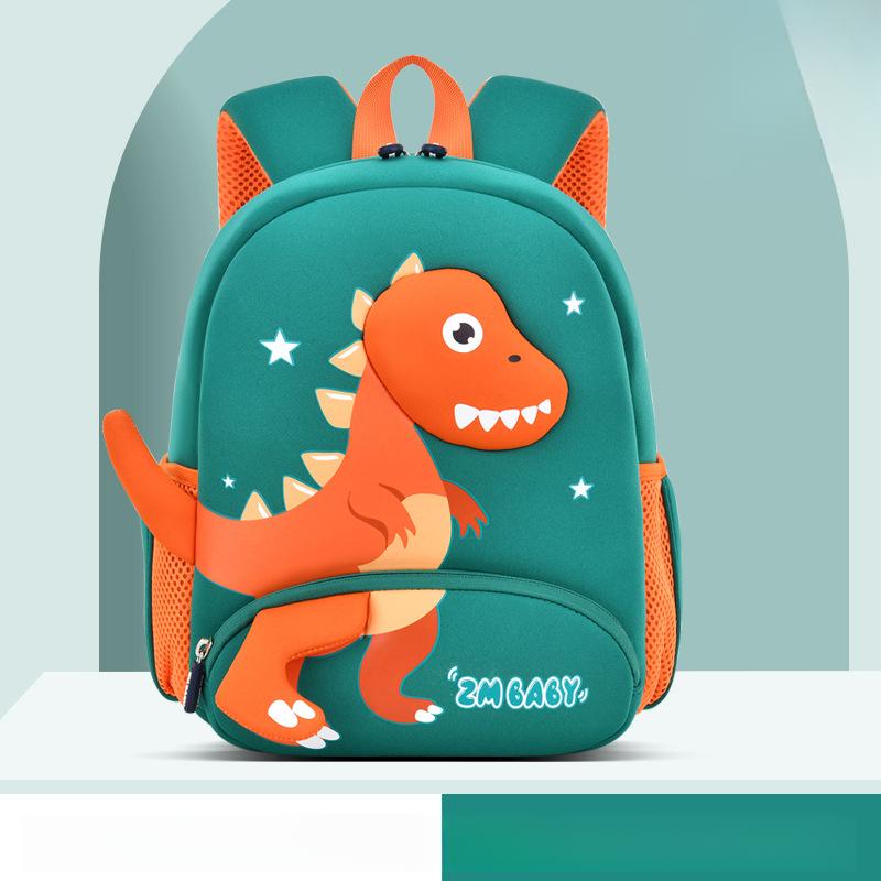 Kindergarten Cartoon Backpack for Boys and Girls, Diving Material, Lightweight Cute Mini Backpack for Toddlers