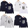 Bluza z kapturem No Kyojin Attack On Titan Wings Przytulny pulower dla najwyższego komfortu**