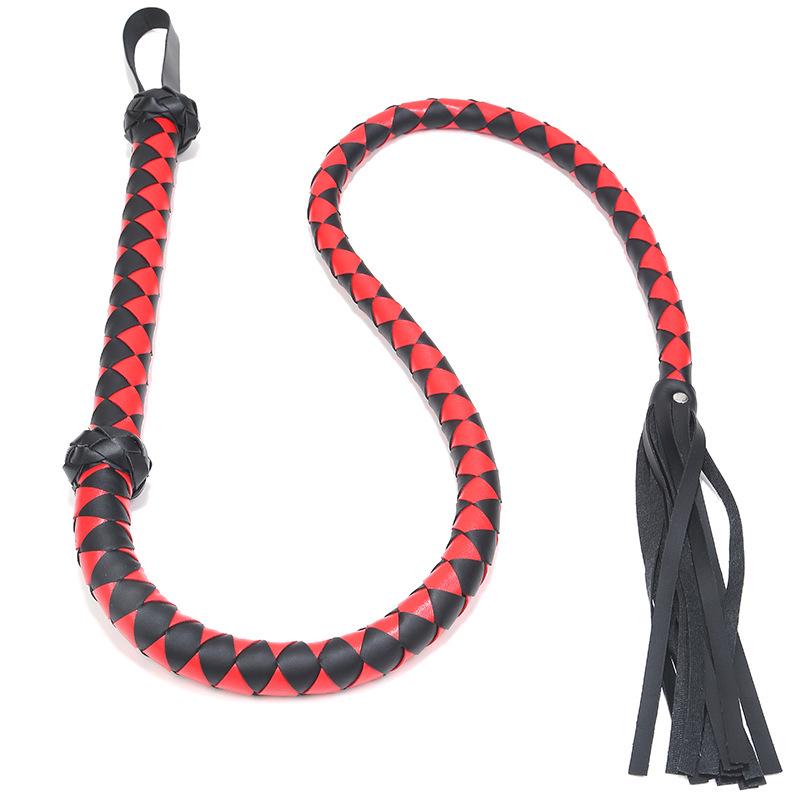 Long  Whips Whipping Sex Slave Erotic Horsewhip for Fetish Couples Spanking Flogging Masochists Sex Toys 56.7 Inch 143cm