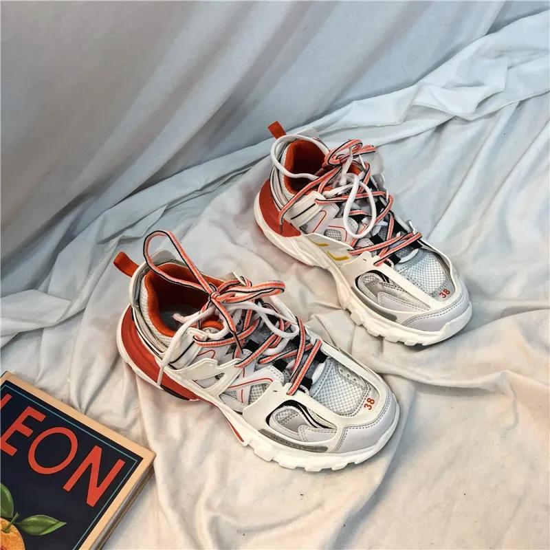 Módní dámské růžové robustní běžecké boty tenisky pánské atletické sportovní tenisky Zaptillas Deporte MujerTrekové boty Chaussure Homme