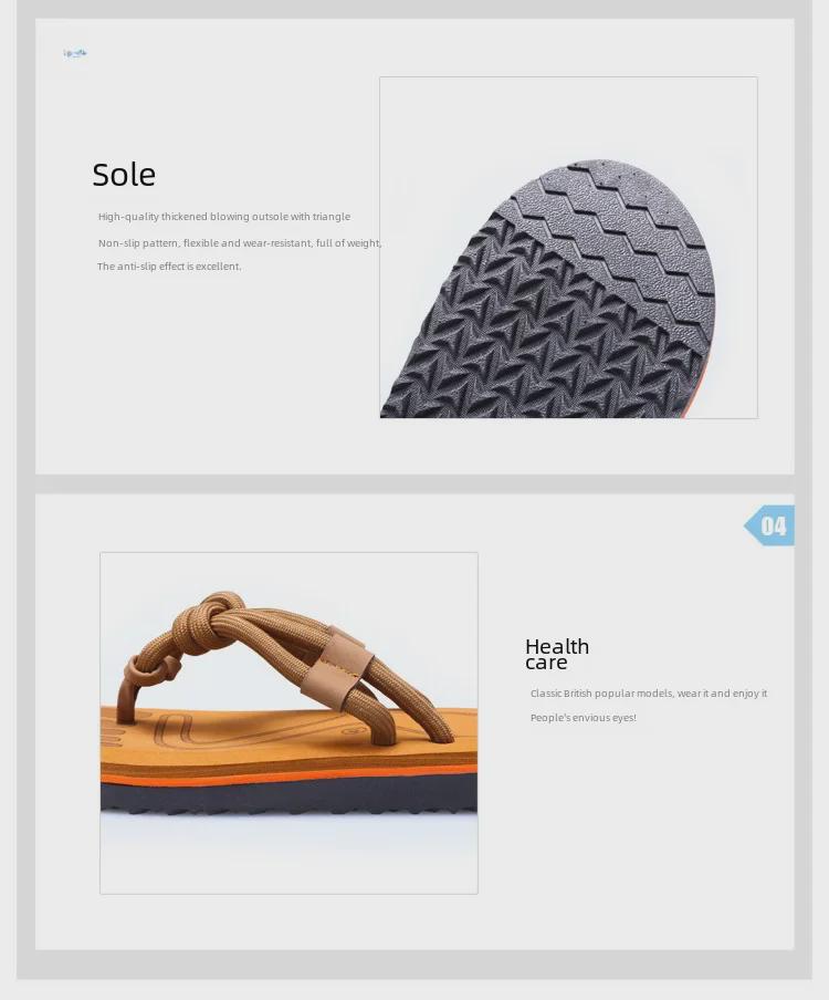 Women's Summer Korean Casual Flip-Flop Beach Slippers for Couples