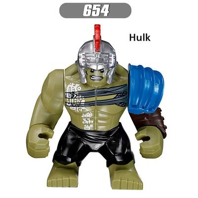 Marvel Movies Mobile Humanoid Building Blocks Mini Dolls Venom Massacre Hulk Statue Puzzle Toys, Children's Birthday Gifts