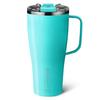 Br?Mate Toddy Aqua Vacuum Insulated Tumbler with Lid. Stainless Steel Vacuum Insulation Keeps Drinks Hot or Cold for Hours. Features a Two-stage Locki