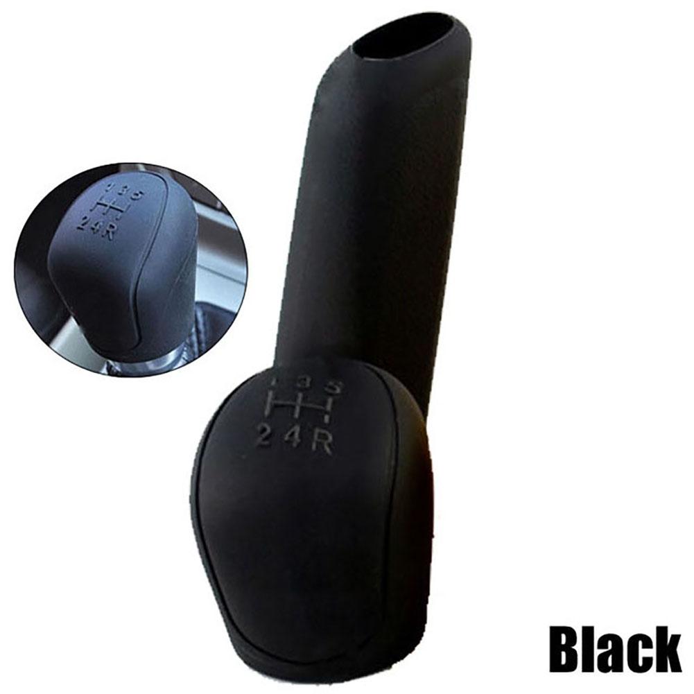 Car Manual Gear Shift Knob Cover Silicone Anti-slip Grip Covers Manual Handle Silicone Protection Auto Interior Accessories