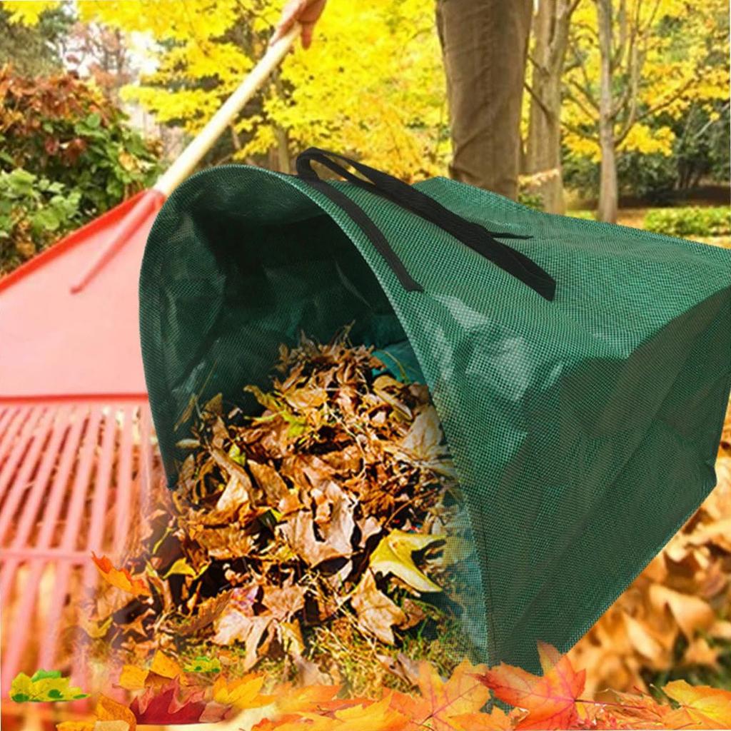 150L Garden Half-Moon Dustpan Leaf Bag, Large-Capacity Debris &  Collector