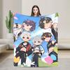 Zayne Sylus Xavier Caleb Rafayel Love And Deepspace Blankets For Couch Chair Picnic Flannel Bedspread Bed Cover