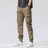 Casual Versatile Classic Design Men's Pants Simple Multi-pocket Fashion Going Out Elastic Overalls 111