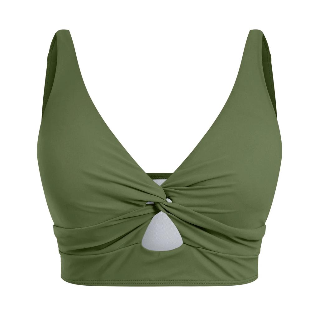 Sexy Fashionable Womens Bikini Twopiece Top With Padded Cups And Underwirefree Swimwear