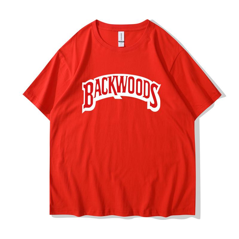 BACKWOODS T Shirts 2022 Brand New Men Short Sleeve Cotton T-Shirt Fashion Street Hip Hop Rock Streetwear Men Swag Tshirt