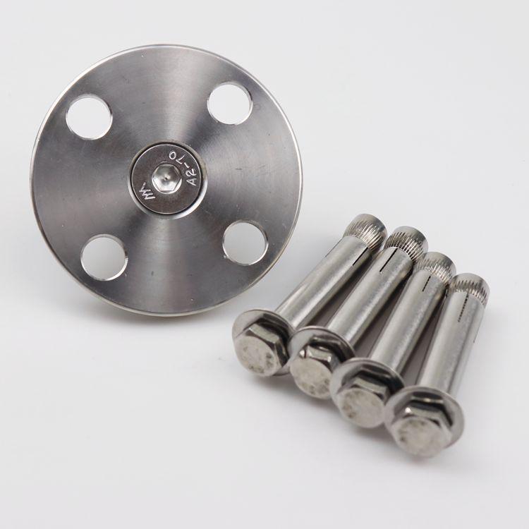 

304 Stainless Steel Rotating Eyelet Aerial Yoga Swing Hook and Fixed Plate