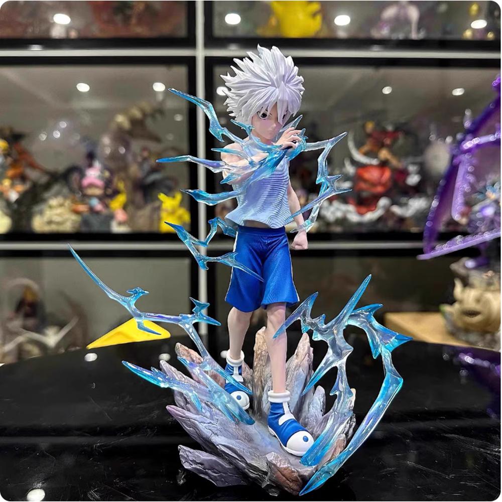 

22cm Hunter x Hunter Anime Figure Killua Zoldyck Action Figure Figurine Model Doll Toys Gifts without box