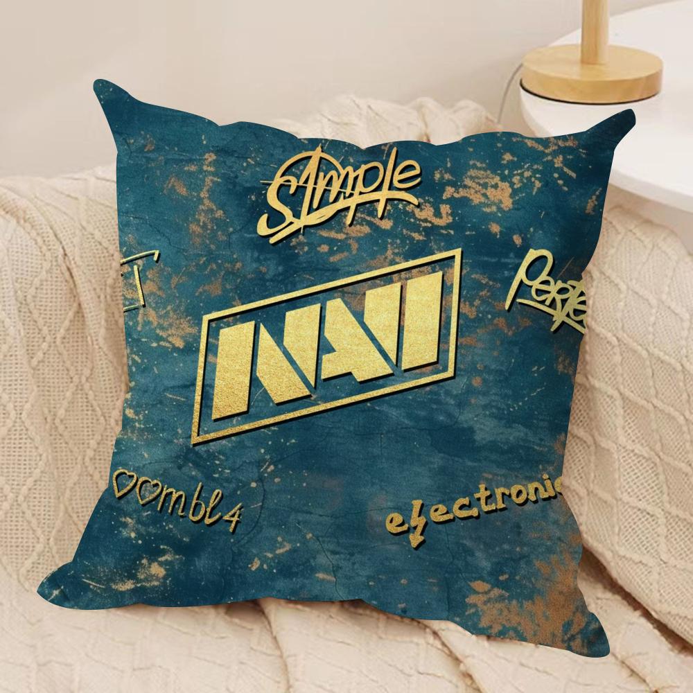 Team NNavi cool Cushion Cover Short plush Doublesided Print Square Throw Pillow Covers Sofa Home Cushion Decor