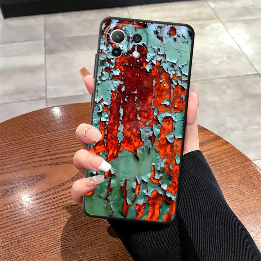 Retro Rust Phone Cover Case for Xiaomi Mi 9 11T 14 Pro 9T 10 11 13 Lite 10T CC9Pro 13