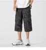 Pantaloncini in Cotone Sotto il Ginocchio Lunghi 3/4 da Uomo Pantaloni Capri Tattici Multi Tasche Pantaloni Cargo da Lavoro Estivi in Twill Uomo