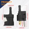1/4 Inches 6Mm Barb Female Fuel Line Quick Connector + 1/4 Inches 6Mm Male Fuel Connector Replacement For Yamaha Outboard Motor