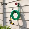 Outdoor Hose Organizer Outside Garden Hanger Rack, Heavy Duty Hanging Water Iron Bracket Holder, No Drill Hook for Yard