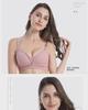 Wireless Nursing Bra: Threaded Thin, Double Buckle, Anti-Exposure for Pregnancy & Breastfeeding