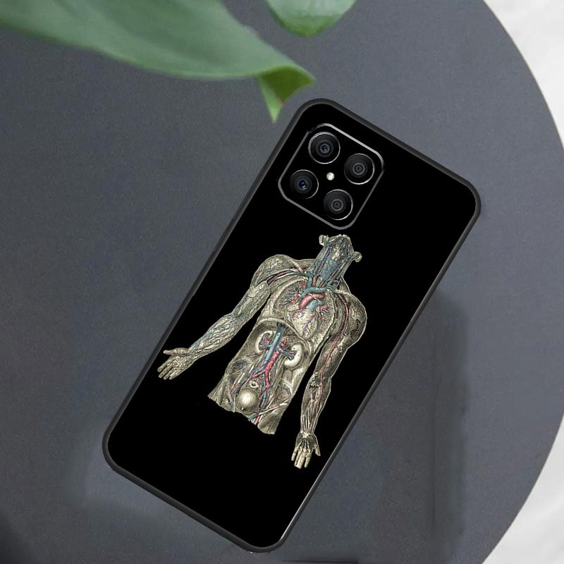 Human Anatomy For Honor Magic 5 6 7 8 Pro Case For Honor 400 200 50 70 Lite X8c X8b X9a X9b X9c X9d Win RT