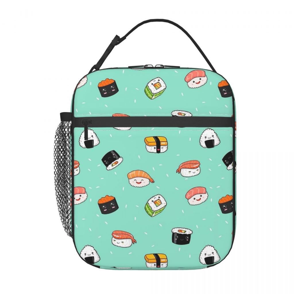 Rice Nori Sushi Oni Onigiri Ball Insulated Lunch Bag for Women Cooler Thermal Food Box Tote Portable Lunch Boxes Container