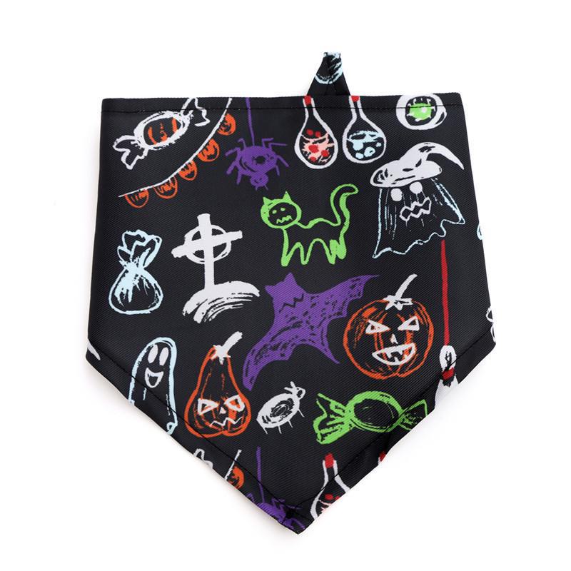 International Halloween Pumpkin Dog Bandana Scarf