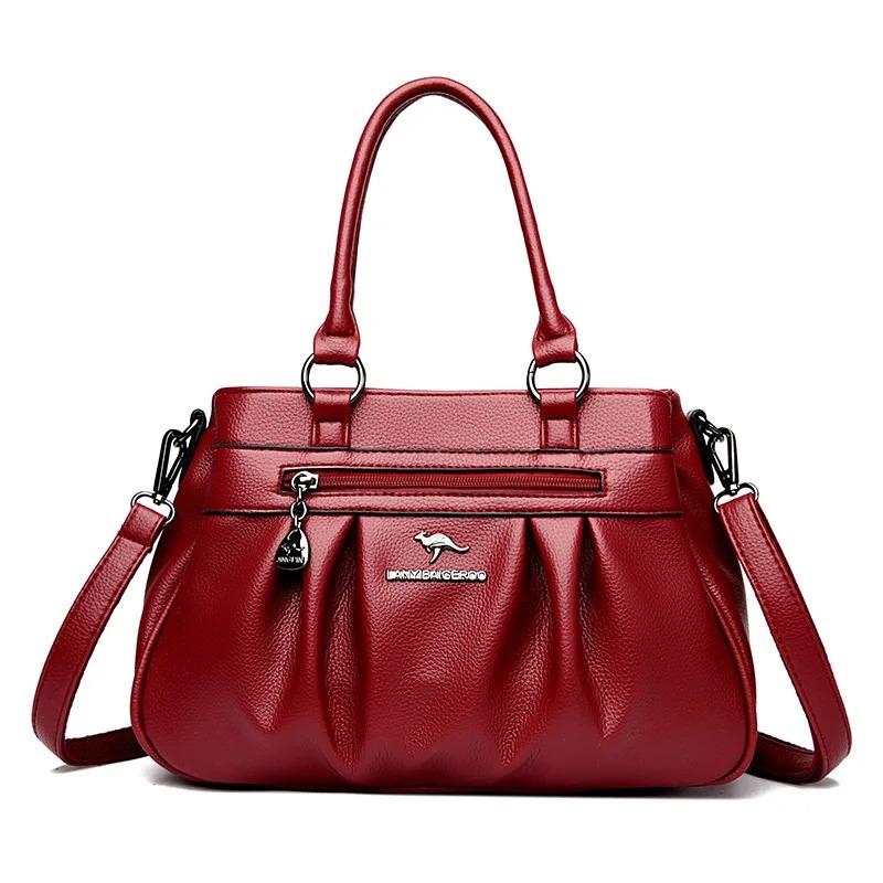 Weiße Luxus-Handtaschen Damentaschen Designer-Umhängetaschen für Damen 2023 Neue Leder-Schultertasche Damen Lässige große Einkaufstasche Sac