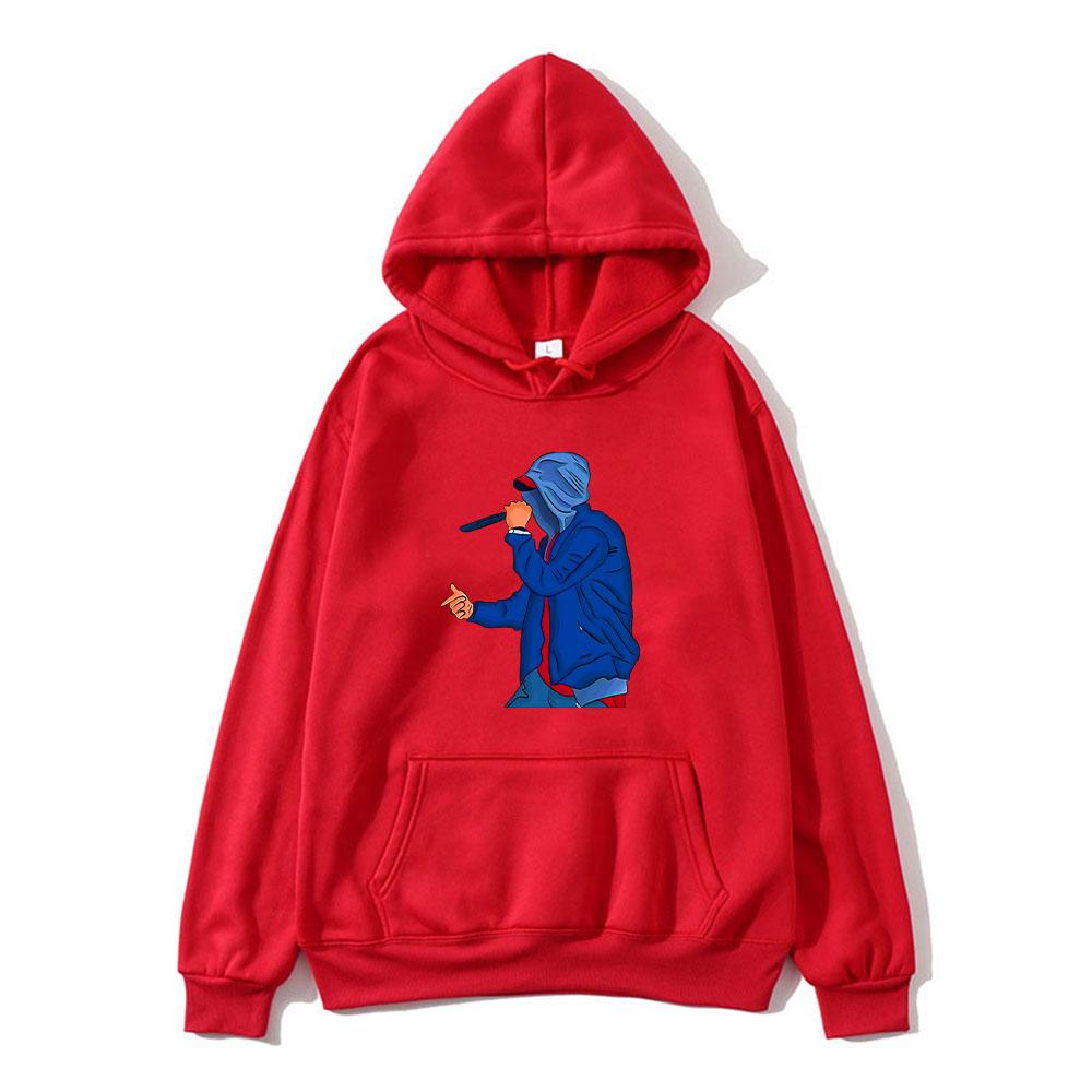 Eminem Hoodie  for Autumn Fashion Grunge Sweatshirt Funko Pop Fleece Graphic Printing Clothing Ropa Hombre Long Sleeve