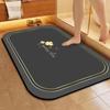Bathroom Diatom Mud Absorbent Soft Floor Mat Easy To Clean Floor Mat Quick Drying Non-slip Foot Mat Dirt-resistant Entrance Mat