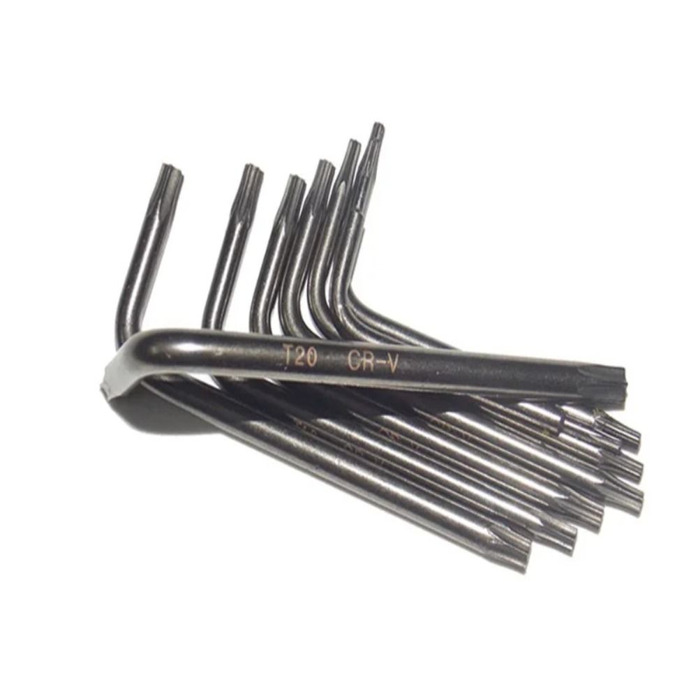 Portable Hex Torx Wrench Set T5 T7 T8 T9 T15 T20 Hex Key Durable L Type Screwdriver  Hand Tools
