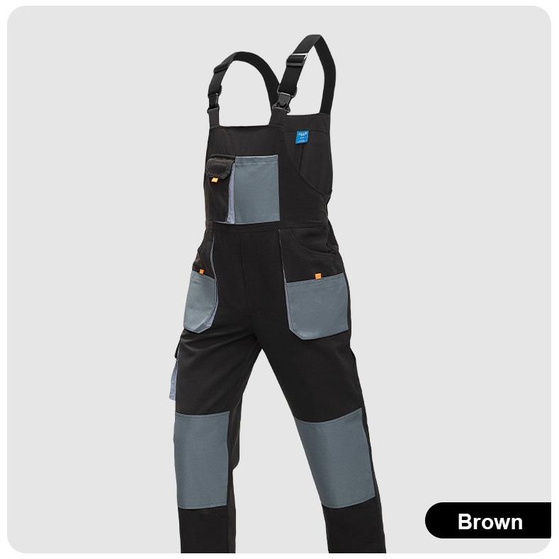 High Quality Men's Overalls Big Multi-Pocket Jumpsuit Wearproof Romper Factory Labor Protection Clothing Men Workwear Suits
