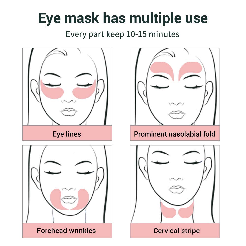 Red Ginseng and Snail Eye Mask Fade Fine Lines, Remove Dark Circles and Bags Under The Eyes, Moisturize and Tighten Anti-wrinkle Eye Mask