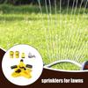 360 Degree Sprinklers Irrigation Garden Lawn Sprinkler Yard Large Area Water Sprinkler Water Sprayer Automatic Irrigation System