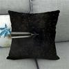 Fierce Wolf Wildlife Oil Painting Digital Printing Short Plush Pillow Covers For Car Sofa Office Cushion Cover Home Goods