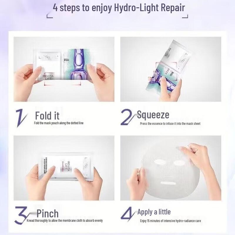 L'Oréal Revitalift Hyaluronic Acid Face Mask (30 Sheets)