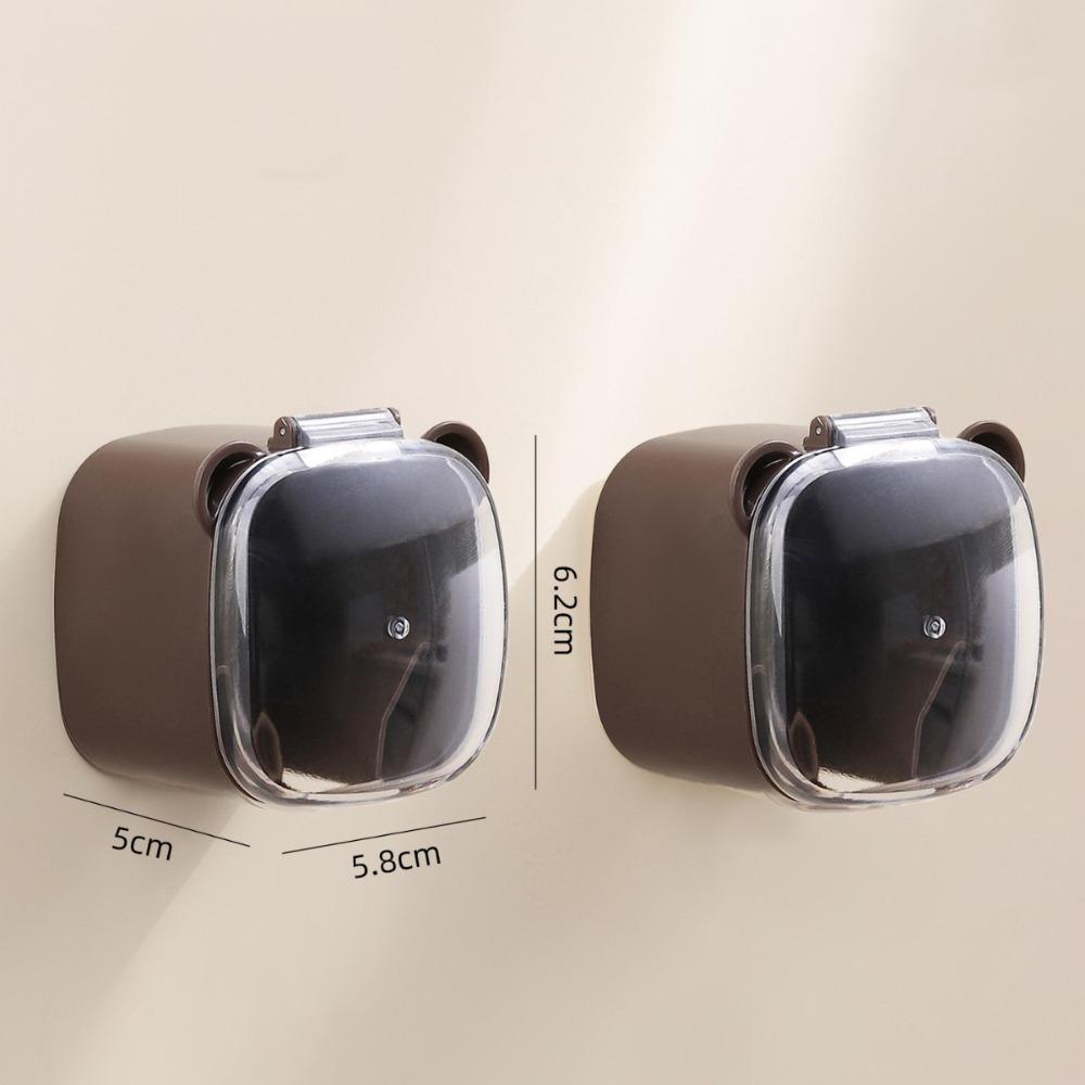 2Pcs 2-IN-1 Plug Dust Cover Self-adhesive Power Socket Organizer New Plug Holder