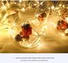 LED Christmas Curtain Lights - Santa Claus & Snowman String Lights Holiday Window Decoration