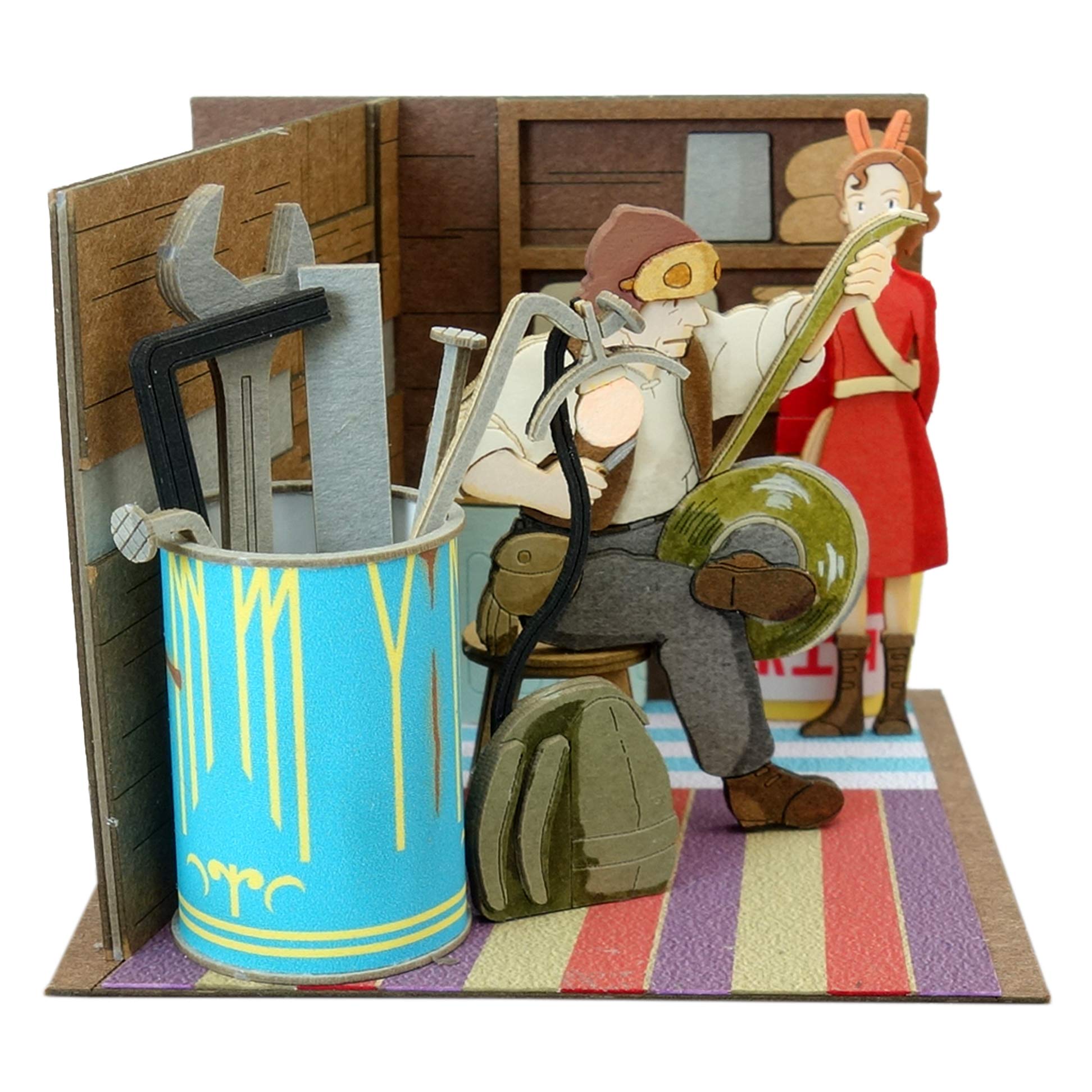 

Sankei Studio Ghibli mini Borrower Arrietty Pod and Arrietty Paper Craft MP07-102