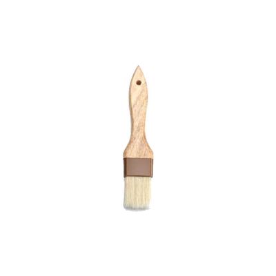 Wood Kitchen Brushes Portable Handled Washable Replacement Bakery Cake Making Cooking Barbecue Picnic Oil Brushes Tool