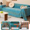 Popular Jacquard Chenille Sofa Towel With Tassels Decor For Living Room, Picnic,Camping, Large Blanket Leisure Relax Beach