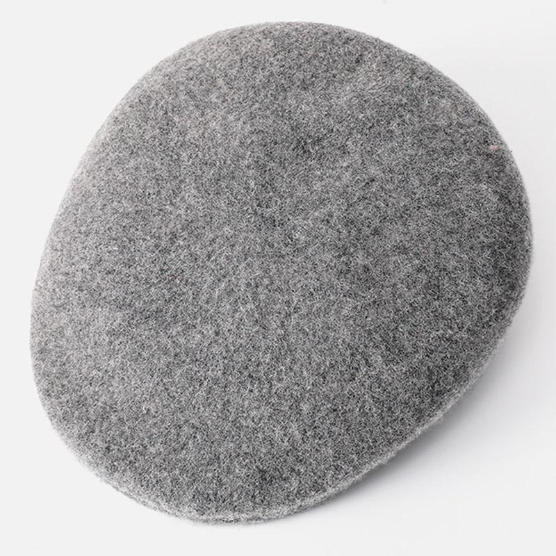 Herbst und Winter Wollvisierhut für Damen 2022 Schirmmütze Vintage einfarbig lässig Malerhut Reverse-Baskenmütze