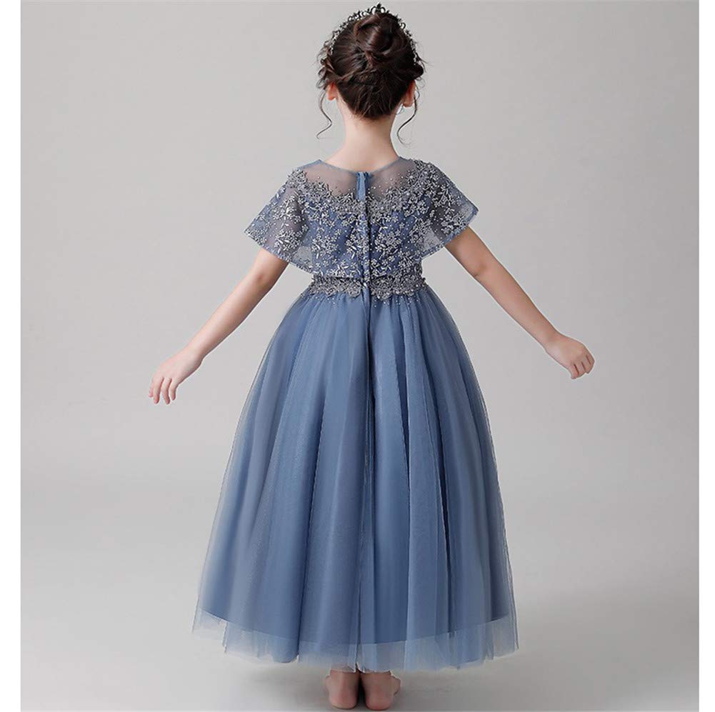 Karwavyi Formal Princess Perfect for Piano and Entrance Ceremonies Girls' Dress, Embroidered, Weddings, Recitals, Parties, Shichi-Go-San, Concerts,