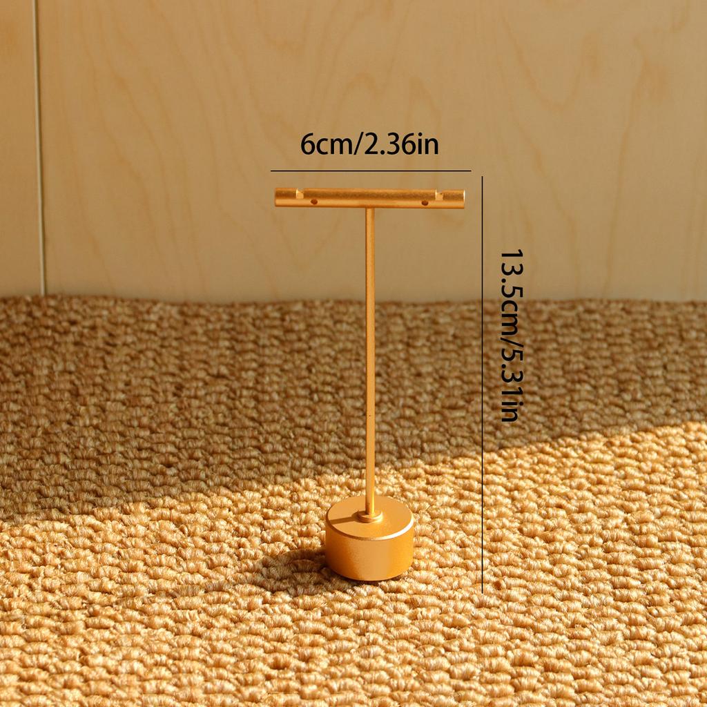 Vintage Resin Velvet Jewelry Display Stand Retro Necklace Bracelet Earring Pendant Display Props Holder Classic Jewelry Stand