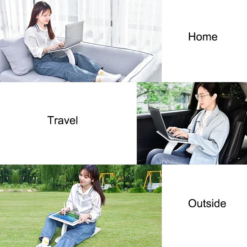 Eary Reading Desk Laptop Stand Desktop Multi-functional Portable Tablet Laptop Desk Angle Adjustable Reading Holder Book Stand