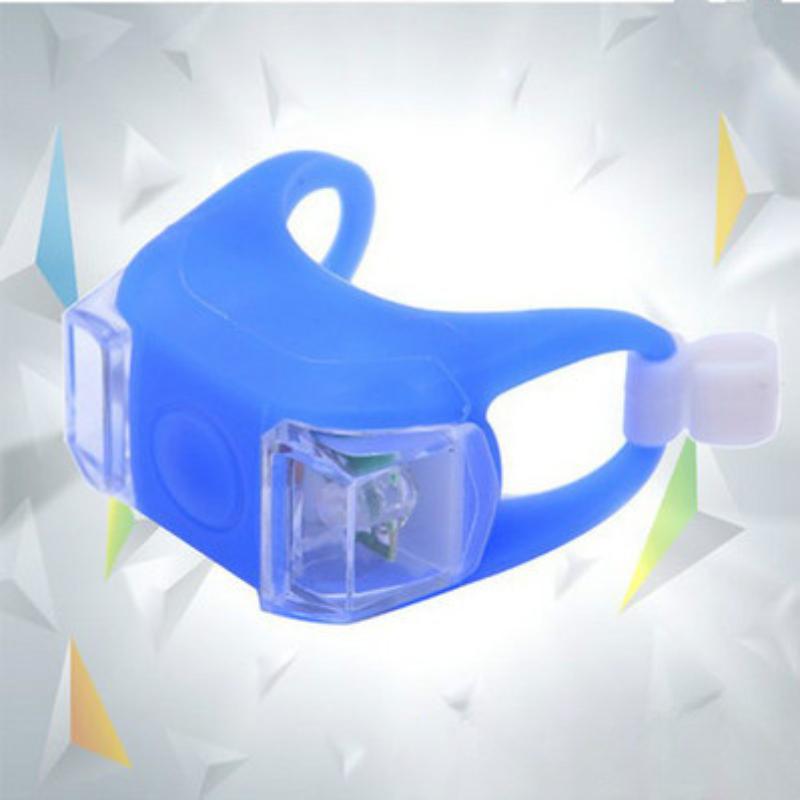 Led Silicone Mountain Bike Bicycle Front Rear Lights Push Cycle Light Clip Bycicle Accessories Bike Accessories