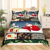 Christmas Duvet Cover Set King Queen Full Twin Size For Kids Teens Adults Polyester Bedding With Pillowcase