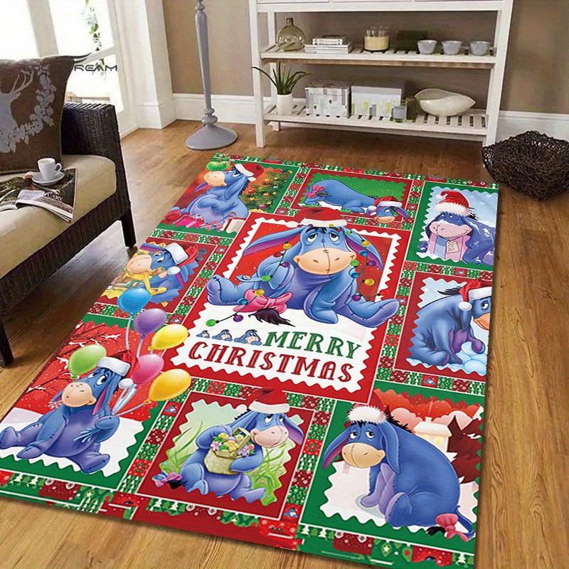 1pc Eeyore Carpet Area Rug, Bedroom, and Playroom Durable, Stain-Resistant, and Easy To Clean, Living Room