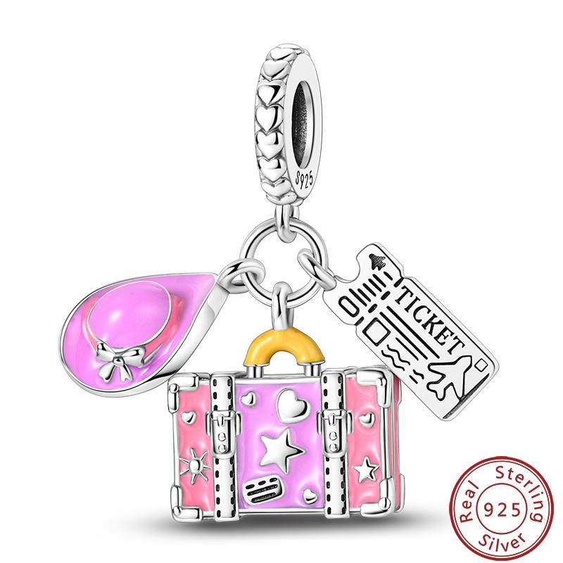 100% Metal Camera Typewriter Robot Bow Sweet Charms Beads 3Mm Make your own Best Fine Accessory Gifts Making Elegant Fashion Beautiful Lovely