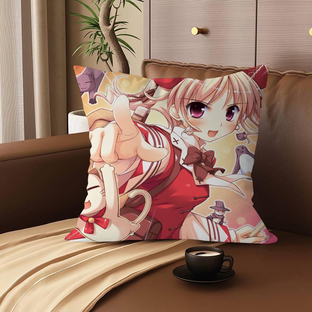 Shukufuku No Campanella Anime Cartoon Kissen Geschenke Heim Büro Einrichtung Schlafzimmer Sofa Auto Kissenbezug Hülle 45x45cm